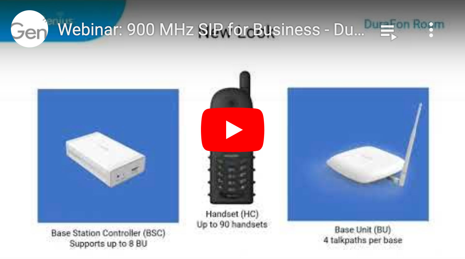 900 MHz SIP for Business - DuraFon Roam